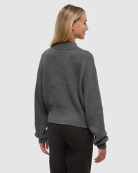 Tentree Highline 1/4 Zip Mock Neck Sweater - Women's